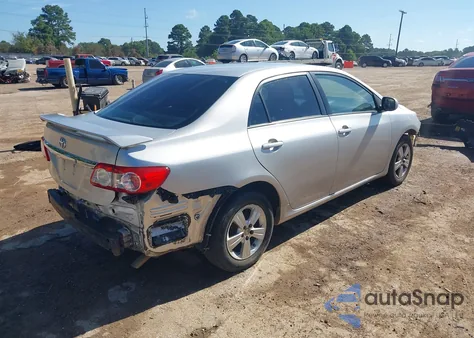 2012 Toyota Corolla Le из США, поврежденный, VIN 5YFBU4EE4CP008539
